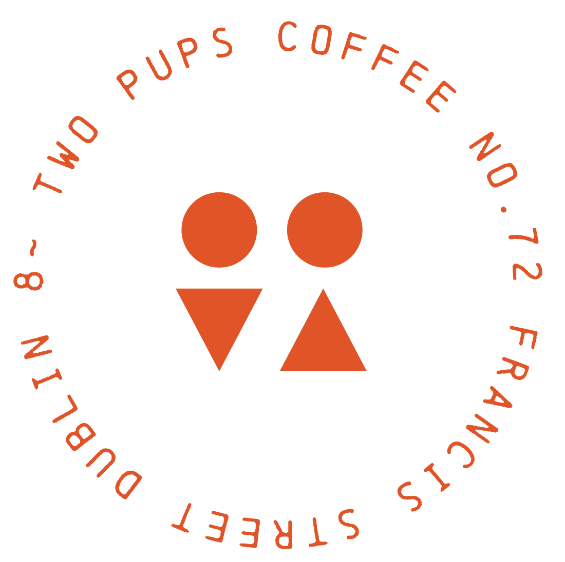 Logo for Two Pups Coffee